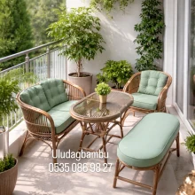 BAMBU BALKON KOLTUK TAKIMI